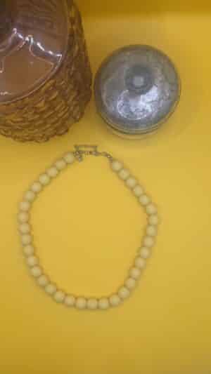 Collier Aurèlie Jaune
