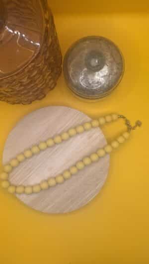 Collier Aurèlie Jaune