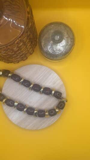 Collier Tara bordeaux