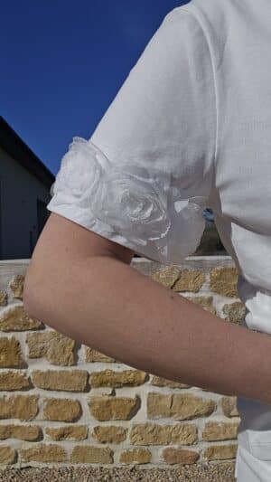 Tee Shirt Folie Blanc