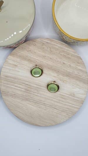 Boucles d&rsquo;oreilles Mila Vert