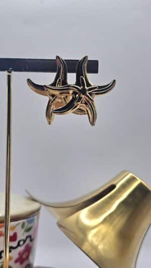 Boucles d&rsquo;Oreilles Asté Doré