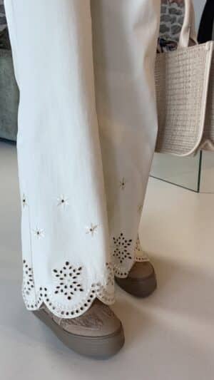 Pantalon Broderie