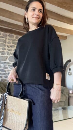 Sweat Arc en ciel noir