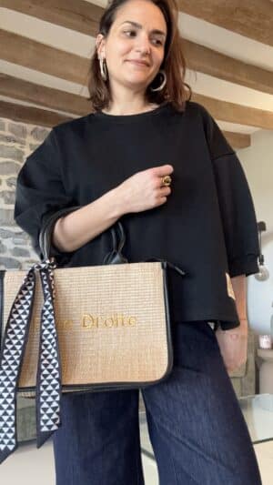 Sweat Arc en ciel noir