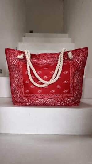 Sac bandana rouge