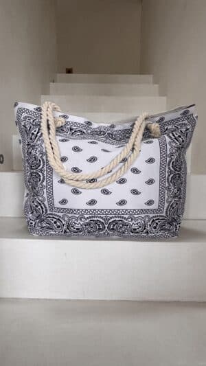 Sac bandana blanc