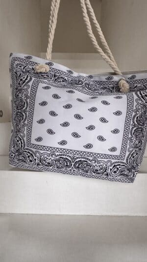 Sac bandana blanc