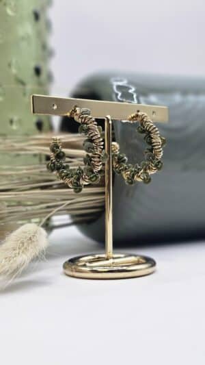Boucles d&rsquo;Oreilles Cami Kaki