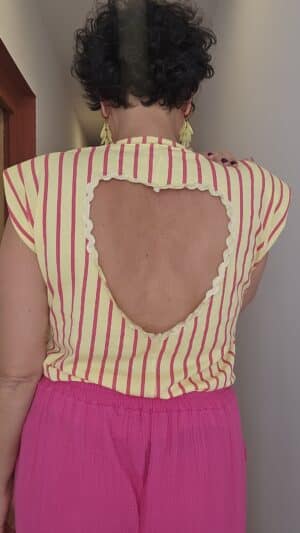 Tee Shirt Coco Jaune et Rose
