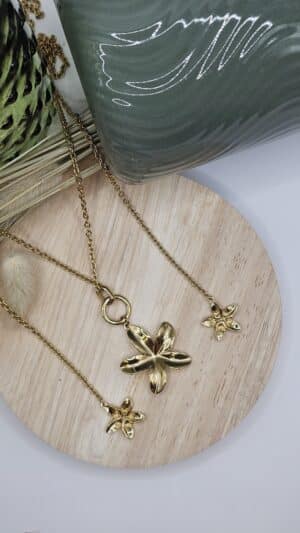 Collier M fleur