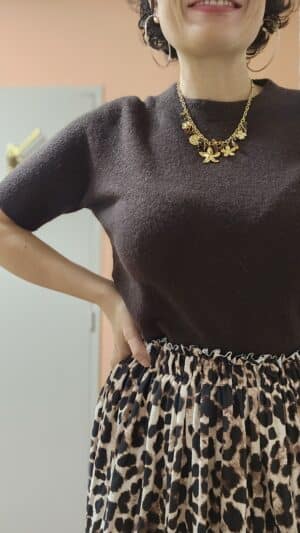 Pull Mina Chocolat